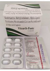 Benfotiamine + Methylcobalamin + Alpha Lipoic + Pyridoxine + Nicotinamide + Calcium Pantothenate + Folic Acid Capsules