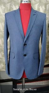 Mens Denim Blazer