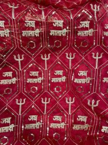 Net Chunari Fabric