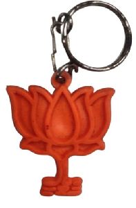 BJP Rubber Key Chain