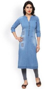 Ladies Denim Kurti