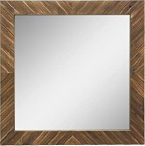 Wooden Square Mirror Frame