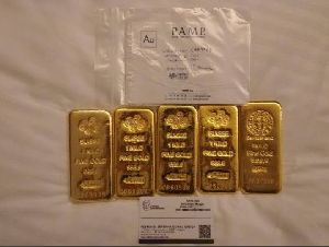 Pamp Swiws gold bars 999,9