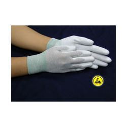 Carbon Knitted PU ESD Gloves