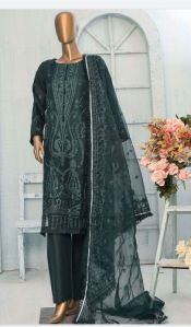 Green Sadabahar Designer Suit