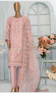 Pink Sadabahar Designer Suit