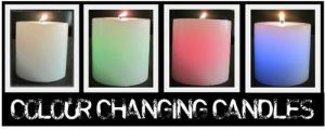 color changing candle