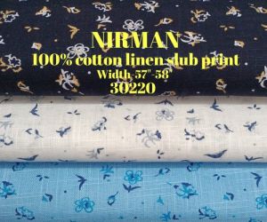 Cotton Linen Shirting Fabric