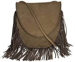 Leather Fringe Bag