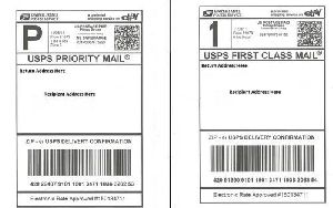 Shipping Barcode Label