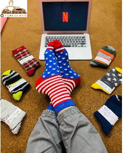 American Flag Designer Socks For Men Women 5 pairs pack