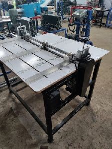 Semi automatic paper creasing machine