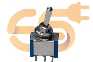 3A 125V 3 pin SPDT metal body mini toggle switch