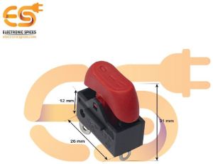 XW-603 6A 250V AC 3pin SPCO red color plastic rocker switch