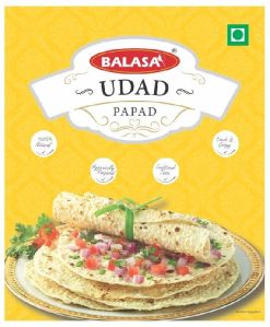 Round Udad Papad