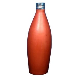 Terracotta Clay Water Bottle