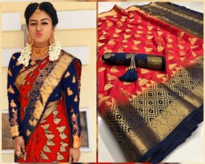 Party wear Kanjivaram Saree