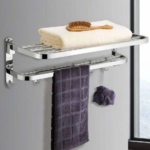 Towel rack double decker