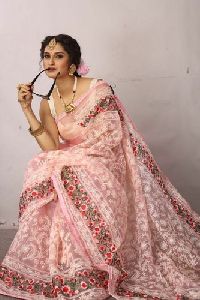 Pure Organza Work Sarees