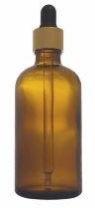 100 ml Amber Glass Bottle with Dropper