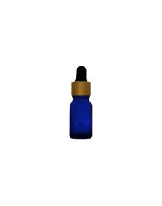 10ml Blue Glossy Colour Glass Dropper Bottle