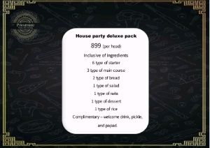 House Party Deluxe package