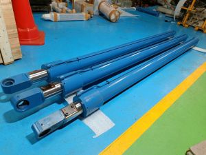 Hydraulic cylinder for furnace