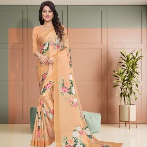 Digital printed silk saree SBT-688