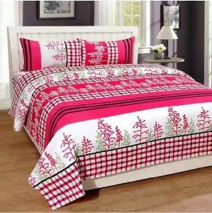 Chikan Embroidered Bed Cover