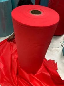 Red Non Woven Poly Fabric