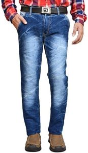 Mens Denim Jeans with Belt