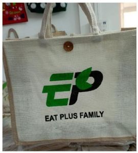 14X16X7cm Jute Shopping Bag