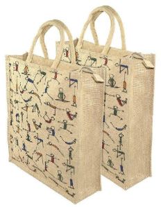 15X19X8 Jute Shopping Bag