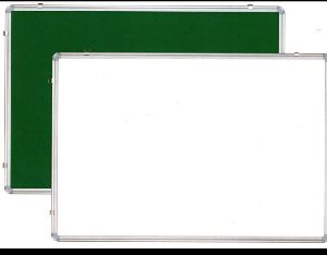 Deluxe Both Side White and Green Chalk Board