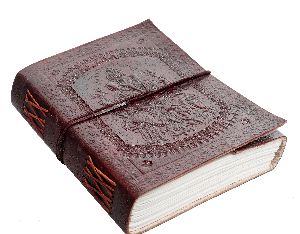 Ganesha Embossed Genuine Leather Diary Travellers Notebook Journal