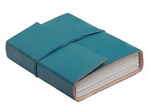 Turquoise Colored Genuine Leather Vintage Leather Diary Journal Notebook Writing Book