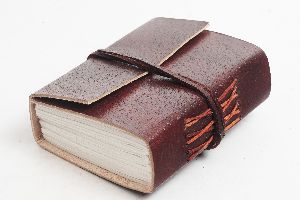 Rustic Brown Colored Genuine Leather Vintage Leather Diary Journal Notebook Writing Book