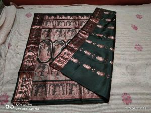 Bishnupuri swarnochori silm saree