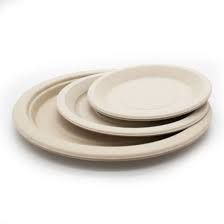 Sugarcane Bagasse Round Plates