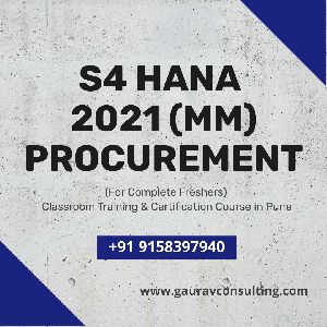 S4 HANA 2021 Procurement (MM)