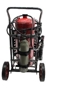 Low Pressure Watermist & Caf Type Fire Fighting System with 6LX300 Bar Steel Cylinder