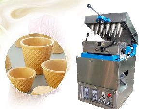 Edible tea cup making machine