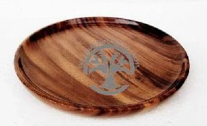 Wood Pizza Plate Without Handle