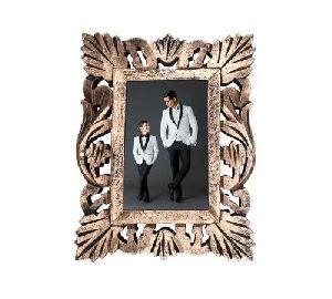 Wooden Golden Photo Frame