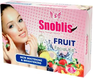 SNOBLIS FRUIT WHITENING & BRIGHTENING FACIAL KIT (6 x 71.67 g)