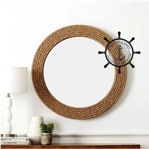 Small Round Rope Mirror