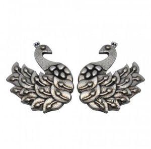 Peacock Design Stud Earring