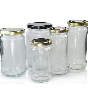 glass storage jar