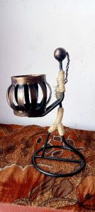 Iron Candle Holder