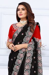 embroidered fancy sarees PC-1